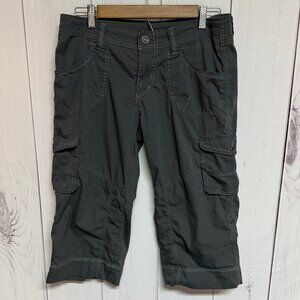 KÜHL Women’s Kontra Capri Pants – Style 6120, Dark Gray, Size 8, EUC